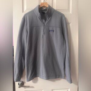 Patagonia Mens 1/4-Zip Fleece - Grey